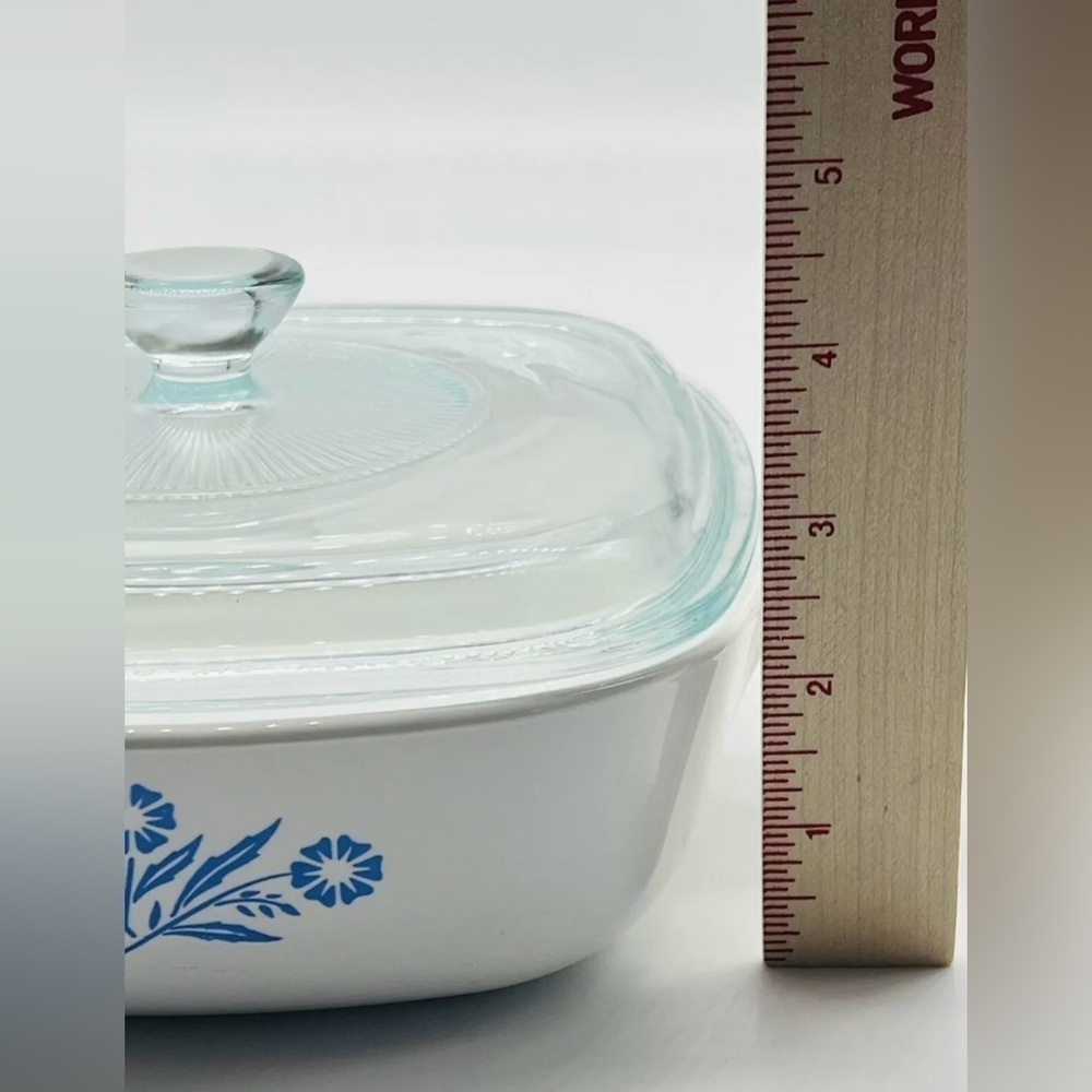 RARE 1 Quart Corning Ware P-1-B - Ribbed 37 Pyrex A 7C A Lid EXCELLENT CONDITION - Picture 15 of 15
